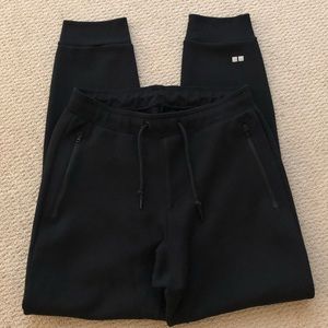 GUC Black uniqlo mens sweat pants